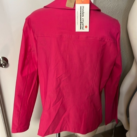 Size 14 women’s business blazer nwt hot pink by modes - Picture 1 of 8